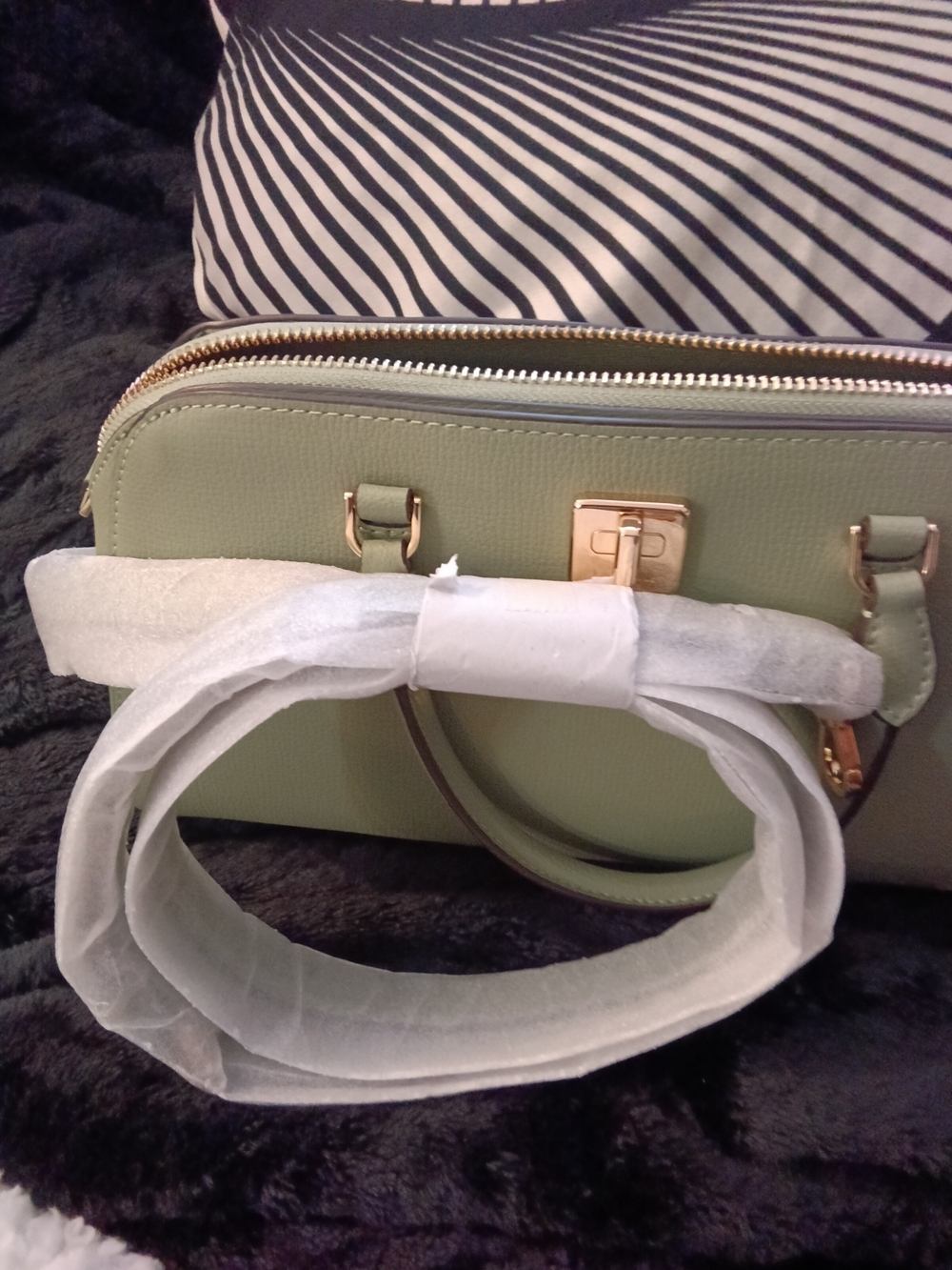 kate spade New York Phoebe Balsam olive green dome satchel NWT , - Picture 3 of 6